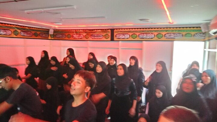 تقرير مصور/ أربعينية الإمام الحسين (ع) بجامع الزهراء (ع) في مدينة "تاونجي" بميانمار