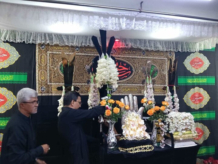 تقرير مصور/ أربعينية الإمام الحسين (ع) بجامع الزهراء (ع) في مدينة "تاونجي" بميانمار