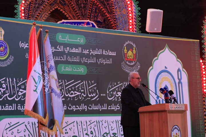 بتقرير مصور/ انطلاق فعاليات المؤتمر العلمي الدولي العاشر لزيارة الاربعين بكربلاء المقدسة