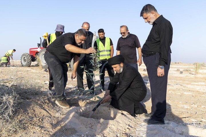 تقرير مصور/ إنشاء حزام أخضر بطول 90 كيلومترًا وبمليون شجرة في كربلاء