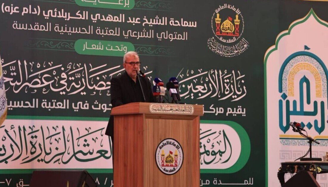 أمين عام العتبة الحسينية: زيارة الأربعين تجسد القيم الإنسانية التي أرساها الإمام الحسين (ع)