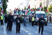 Hundreds of pro-Palestinian protesters rally in Berlin against Israeli aggression in Gaza