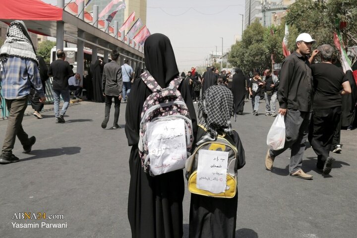 تقرير مصور/ مسيرة الأربعين في مدينة مشهد للذين لم يشاركوا في كربلاء المقدسة