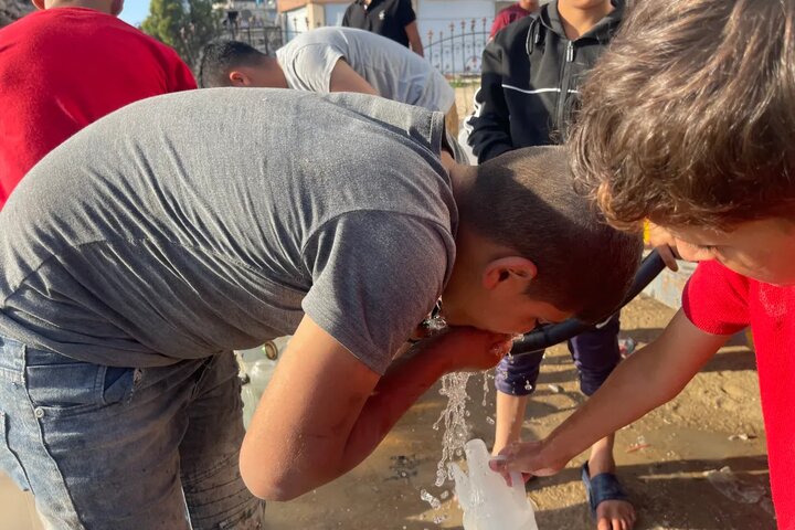 گزارش تصویری/ دشواری دسترسی به آب در نوار غزه