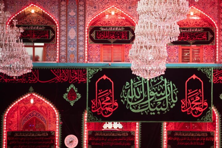 عکس خبری/ حرم مطهر امام حسین(ع) به مناسبت رحلت رسول(ص) سیاه‌پوش شد