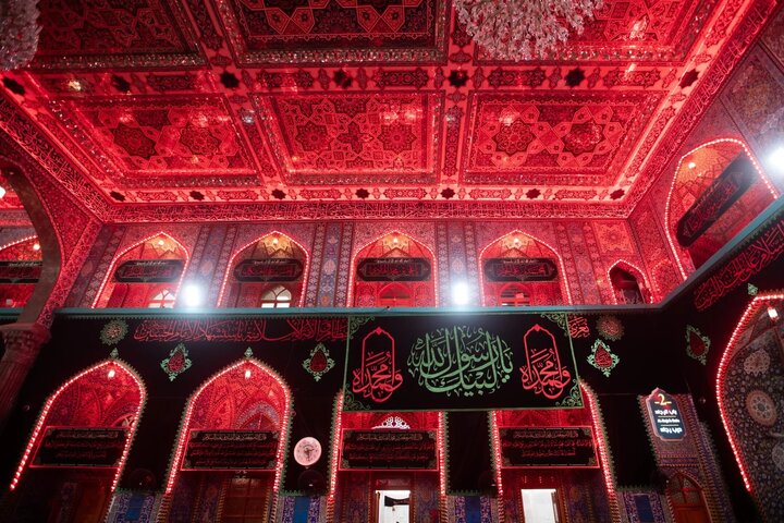 عکس خبری/ حرم مطهر امام حسین(ع) به مناسبت رحلت رسول(ص) سیاه‌پوش شد