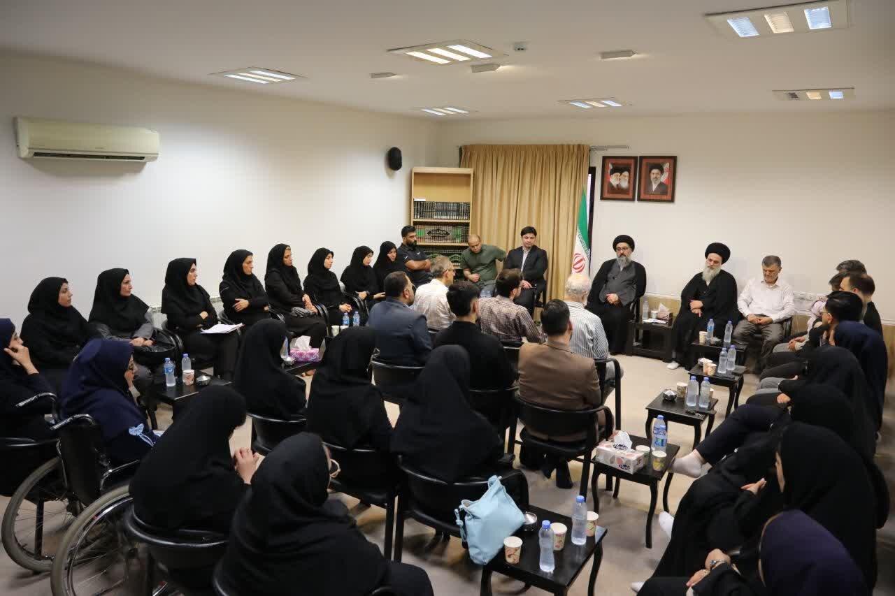 دیدار مربیان و معلمان کانون فرهنگی مسجد جامع گلشن گرگان با استاد نورمفیدی