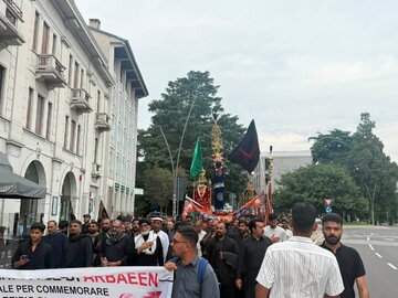 Photos: Arbaeen walk in Novara, Italy