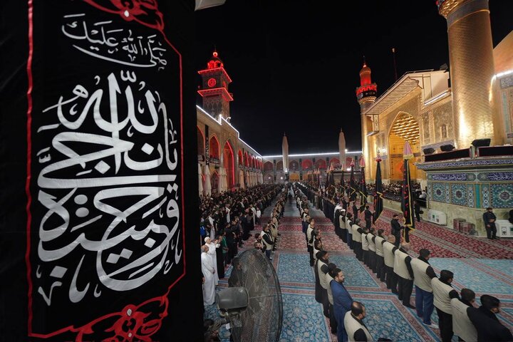 تقرير مصور/ العتبة العلوية المقدسة ترفع راية الحزن إيذاناً ببدء مراسم إحياء ذكرى استشهاد الرسول الأكرم