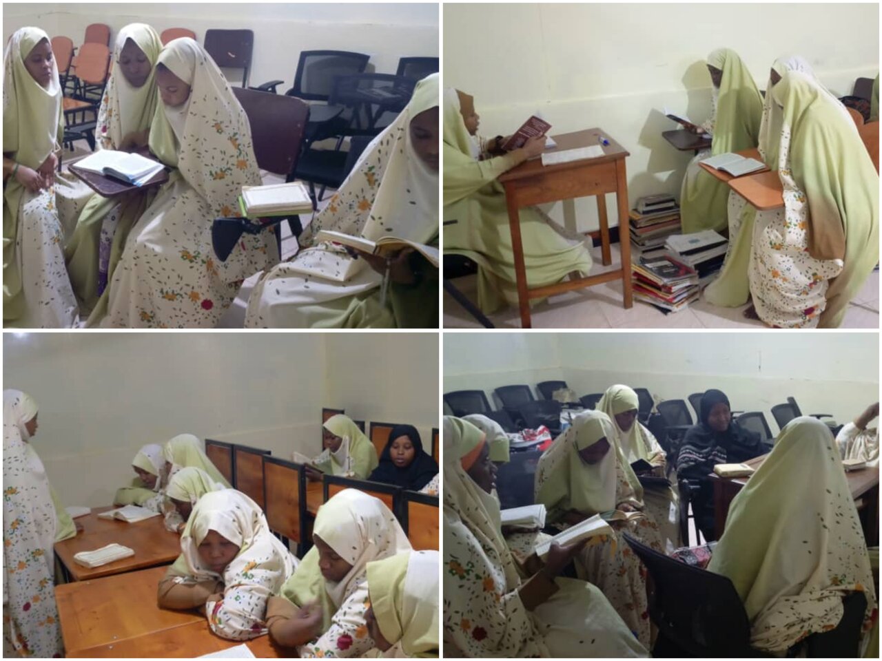 Wanafunzi - Banati wa Shule ya Hazrat Zainab (as) Dar es Salaam Huianza Siku Yao kwa Qur’an Tukufu, Dua na Ziyara +Picha