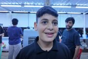 فیدیو| الطفل العراقي: جئنا من بغداد إلی هنا لخدمة زوار الإمام الحسین (ع)