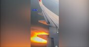 Video | Boeing 737 təyyarəsinin mühərriki uçuş zamanı alovlandı