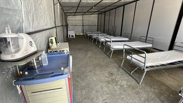 Crescente Vermelho inaugura sexto hospital de campanha no norte de Gaza