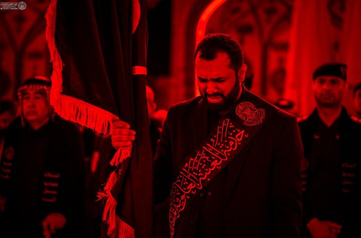تقرير مصور/ بدء مراسم العزاء في ذكرى شهادة النبي الأكرم محمد (ص) في حرم أمير المؤمنين (ع)