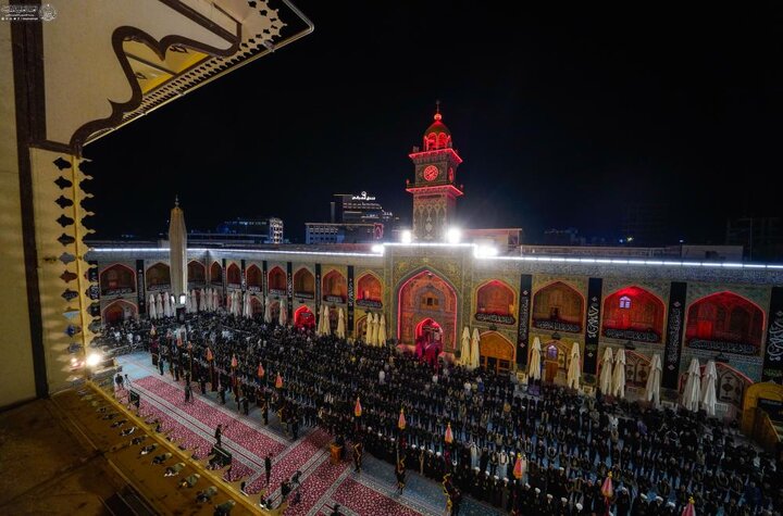 تقرير مصور/ بدء مراسم العزاء في ذكرى شهادة النبي الأكرم محمد (ص) في حرم أمير المؤمنين (ع)