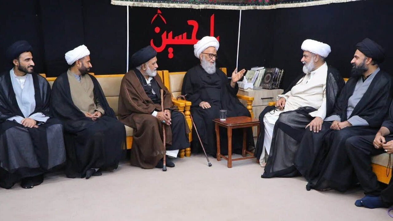 Pakistan Opposition Leader Raja Nasir Meets Grand Ayatollah Bashir Najfi