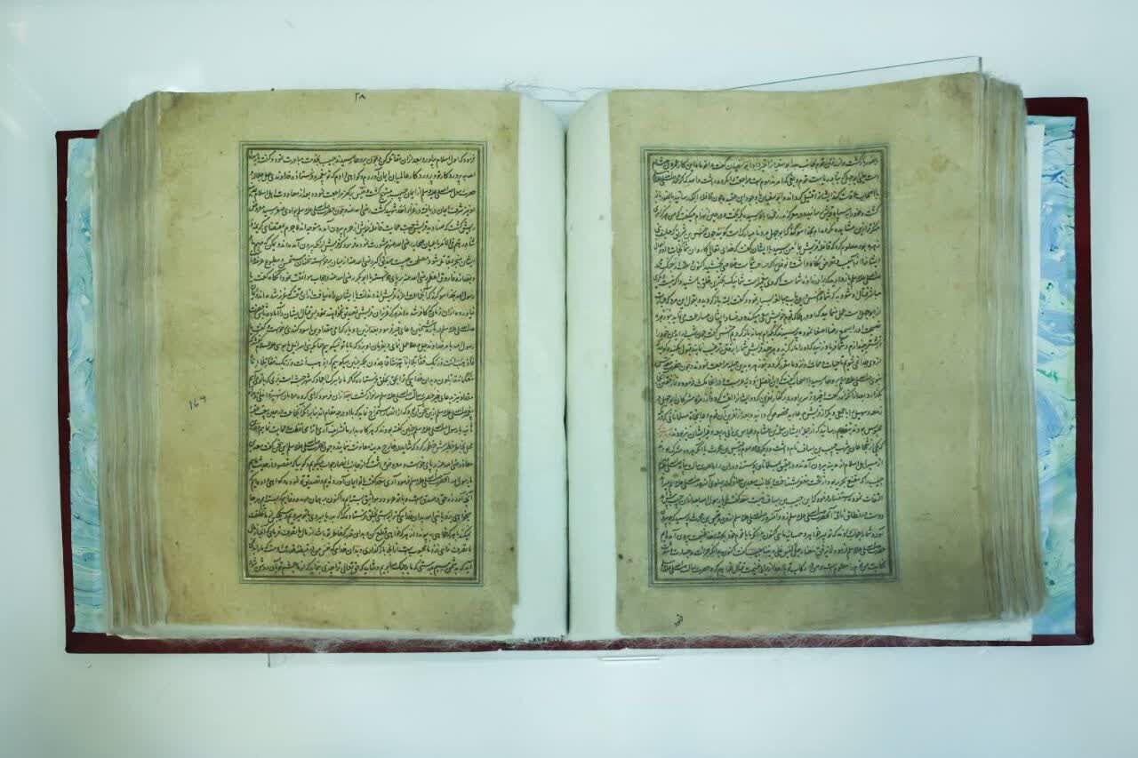 نسخه خطی کتاب «معارج النبوه» در کتابخانه حرم رضوی رونمایی شد&nbsp;