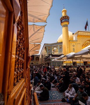 تقرير مصور/ أجواء المراقد المقدسة بالعراق بذكرى وفاة الرسول الأكرم (ص)