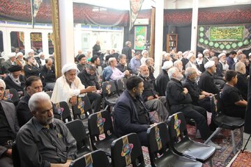 برگزاری مراسم عزاداری ۲۸ صفر در حسینیه دفتر آیت‌الله فاضل لنکرانی + تصاویر