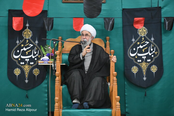 مراسم عزاداری شب وفات پیامبر اکرم(ص) در رضوانشهر با سخنرانی آیت‌الله رمضانی