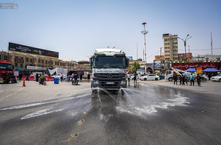 تقرير مصور/ خدمات العتبة العلوية المقدسة بإحياء ذكرى شهادة النبي الأكرم (ص)