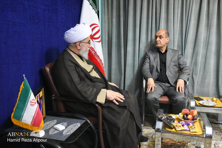 دیدار آیت الله رمضانی با استاندار گیلان