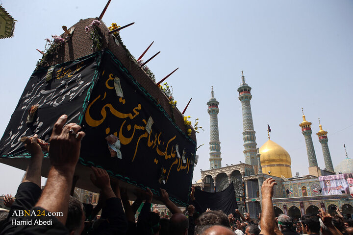 عزاداری ۲۸ صفر در حرم حضرت فاطمه معصومه(س)