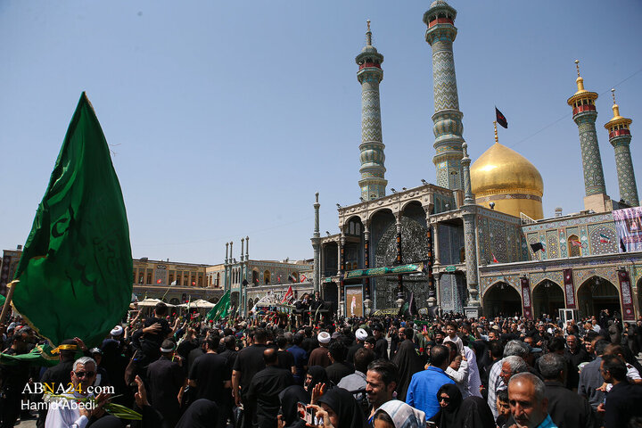 عزاداری ۲۸ صفر در حرم حضرت فاطمه معصومه(س)