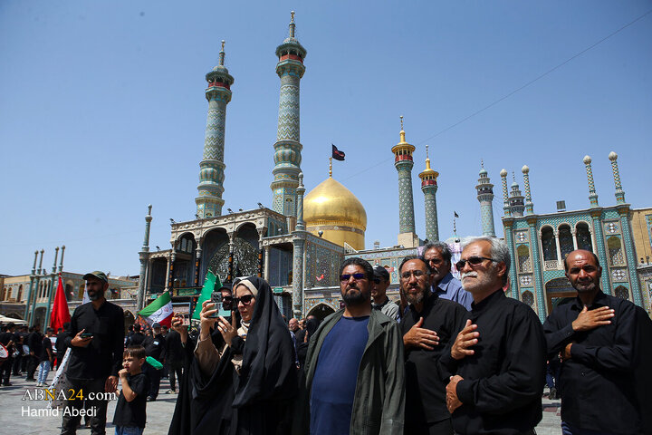 عزاداری ۲۸ صفر در حرم حضرت فاطمه معصومه(س)
