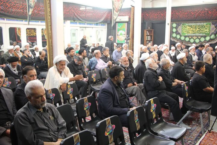 برگزاری مراسم عزاداری ۲۸ صفر در حسینیه دفتر آیت‌الله فاضل لنکرانی + تصاویر