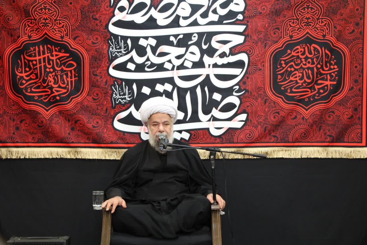 برگزاری مراسم عزاداری ۲۸ صفر در حسینیه دفتر آیتالله فاضل لنکرانی + تصاویر