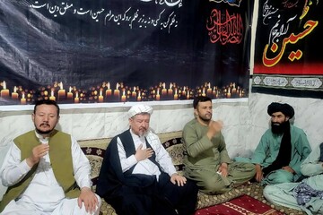 گزارش تصویری | عزاداری آخر صفر در مسجد ابوذر غفاری کابل