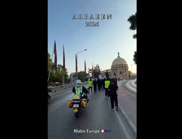 Video: Arbaeen Walk in Valetta, Malta
