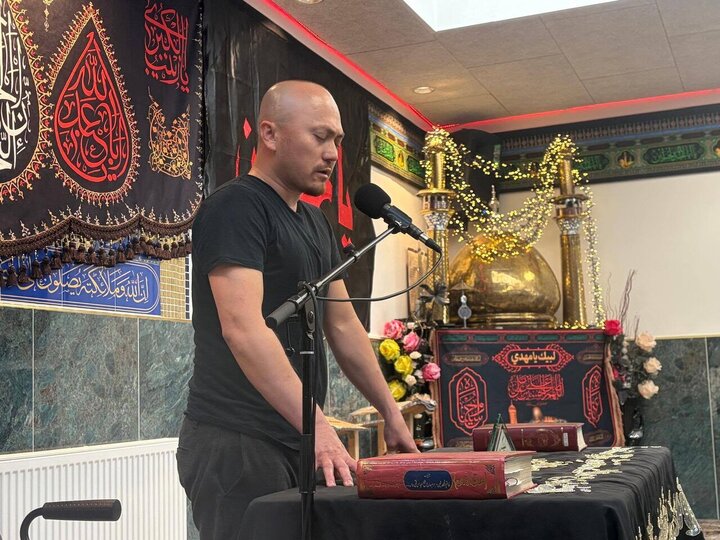 تقرير مصور/ مجلس عزاء بأربعينية الإمام الحسين (ع) في كوبنهاغن بالدنمارك