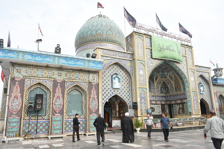 حضور آیت الله رمضانی در آستان مقدس سید جلال الدین اشرف