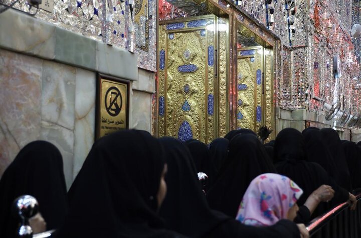 تقرير مصور/ خطة خدمية وتنظيمية خاصة بالزائرات في حرم أمير المؤمنين (ع) بذكرى وفاة النبي(ص)