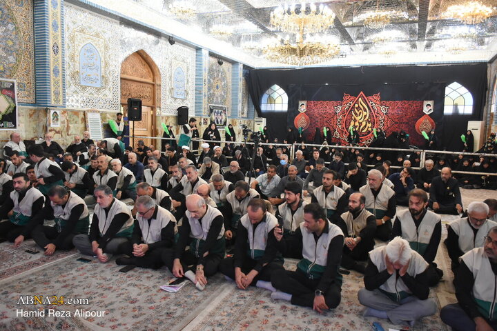 مراسم عزاداری خادمیاران رضوی گیلان با سخنرانی آیت‌الله رمضانی