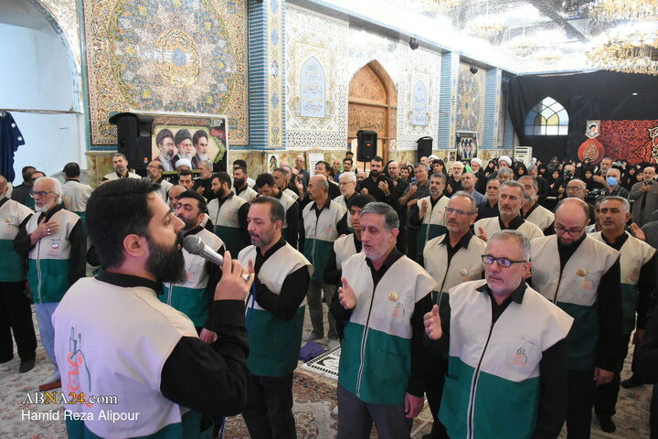 مراسم عزاداری خادمیاران رضوی گیلان با سخنرانی آیت‌الله رمضانی