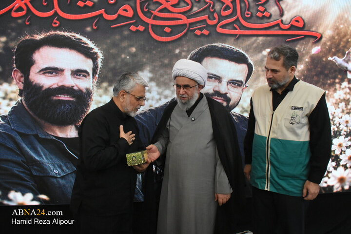 مراسم عزاداری خادمیاران رضوی گیلان با سخنرانی آیت‌الله رمضانی