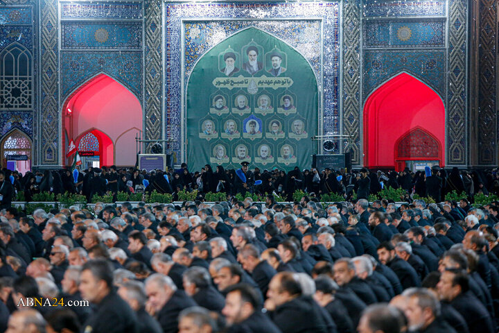 آیین خطبه‌خوانی شب شهادت امام رضا(ع) در حرم مطهر رضوی
