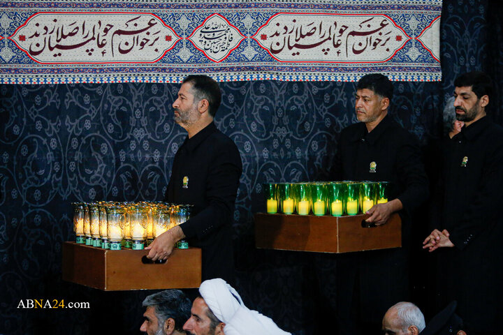 آیین خطبه‌خوانی شب شهادت امام رضا(ع) در حرم مطهر رضوی