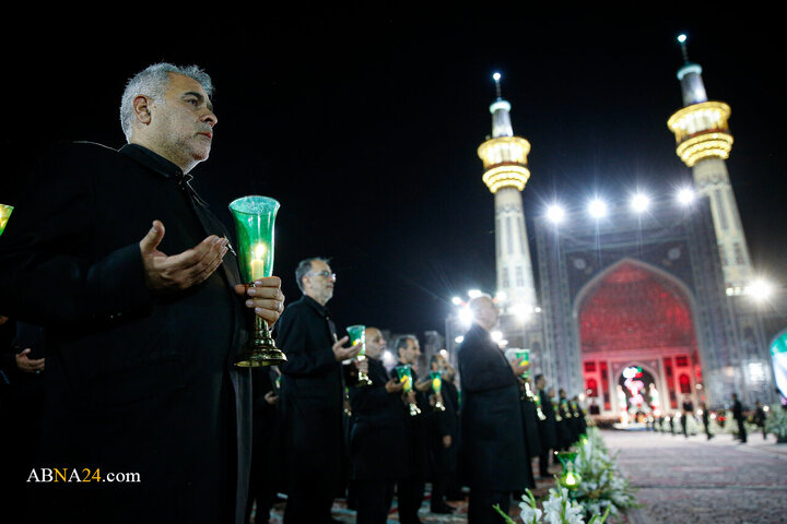 آیین خطبه‌خوانی شب شهادت امام رضا(ع) در حرم مطهر رضوی