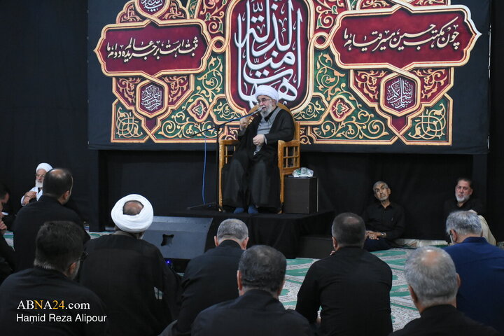 عزاداری ظهر روز شهادت امام رضا(ع) در بخش سنگر