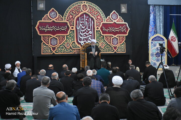 عزاداری ظهر روز شهادت امام رضا(ع) در بخش سنگر