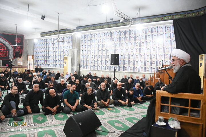 عزاداری ظهر روز شهادت امام رضا(ع) در بخش سنگر