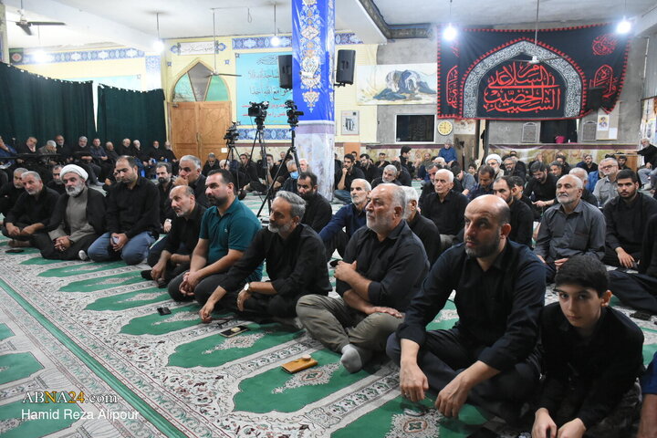 عزاداری ظهر روز شهادت امام رضا(ع) در بخش سنگر