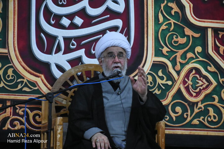 عزاداری ظهر روز شهادت امام رضا(ع) در بخش سنگر