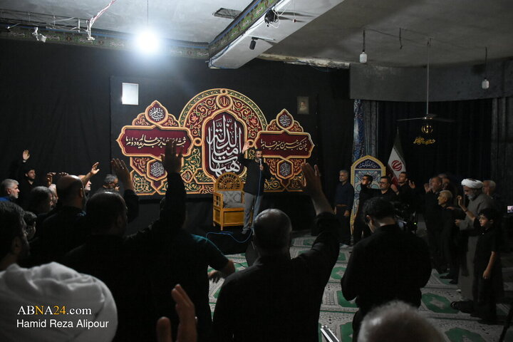 عزاداری ظهر روز شهادت امام رضا(ع) در بخش سنگر