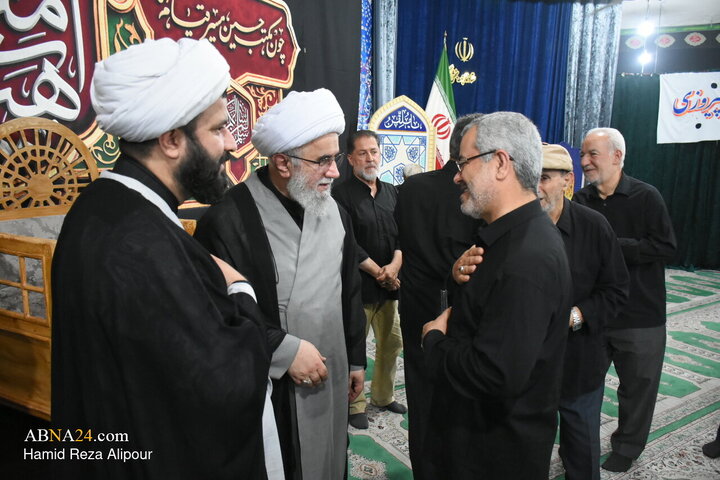 عزاداری ظهر روز شهادت امام رضا(ع) در بخش سنگر
