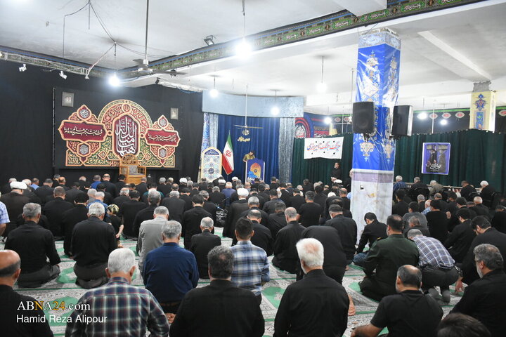 عزاداری ظهر روز شهادت امام رضا(ع) در بخش سنگر